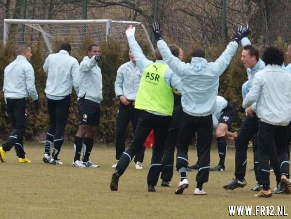 Traning op Varkenoord