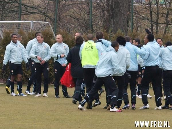 Traning op Varkenoord
