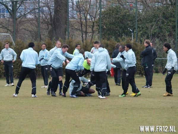 Traning op Varkenoord