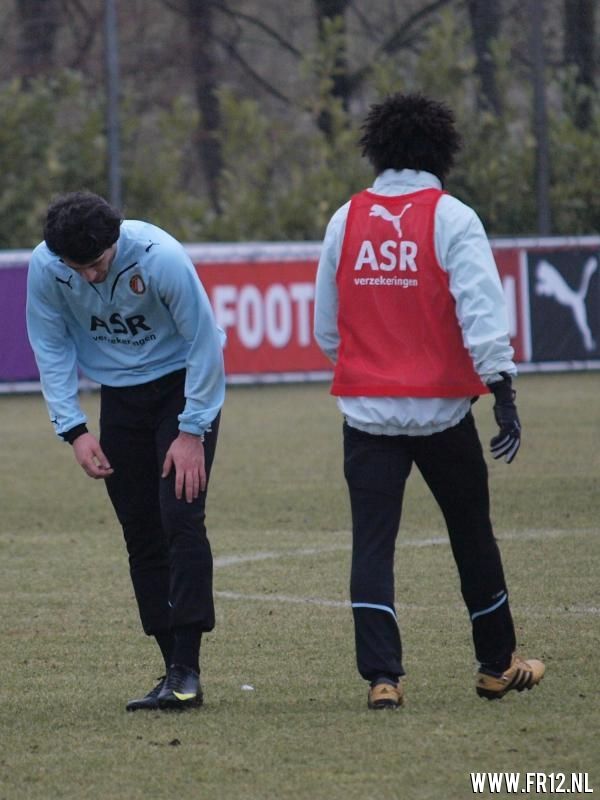Traning op Varkenoord