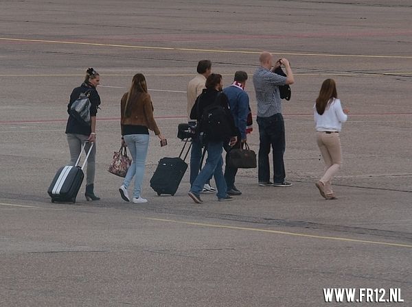 Selectie en supporters vertrekken naar Krasnodar.