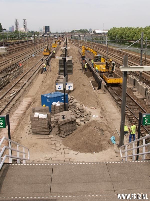 Werkzaamheden station Stadion Feyenoord