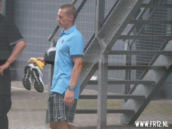 Training Sparta Praag in de kuip