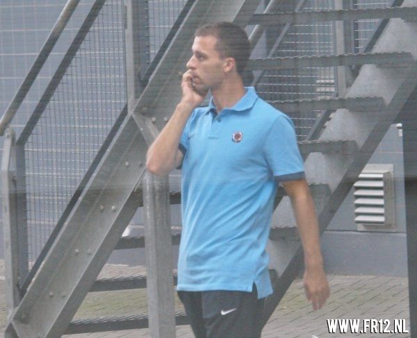 Training Sparta Praag in de kuip