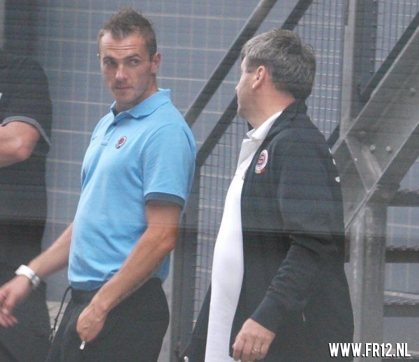Training Sparta Praag in de kuip