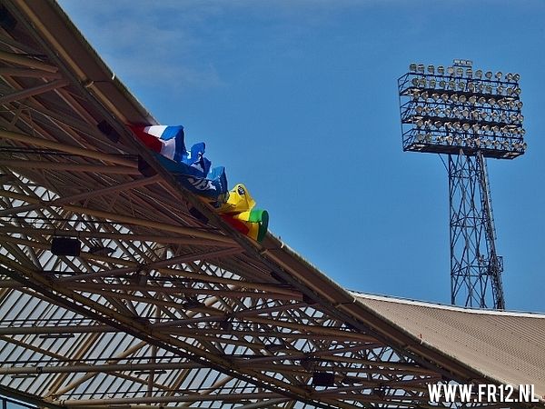 oranje Feyenoorders in de KUIP