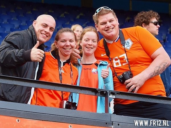 oranje Feyenoorders in de KUIP