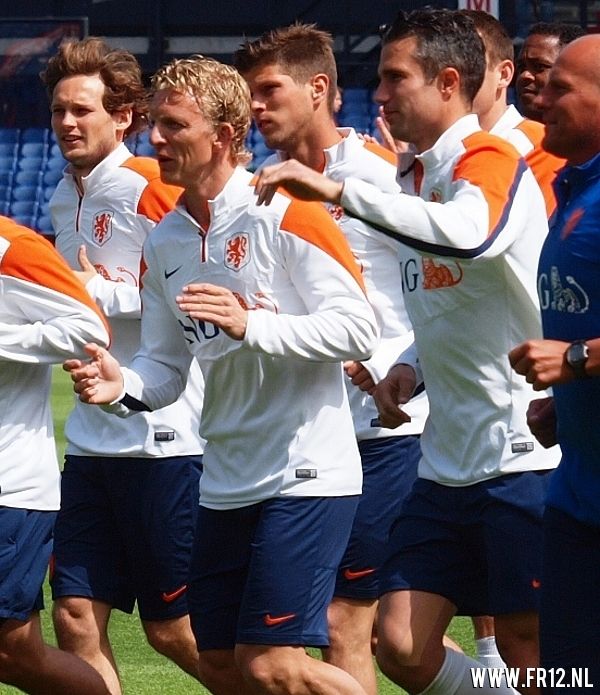 oranje Feyenoorders in de KUIP