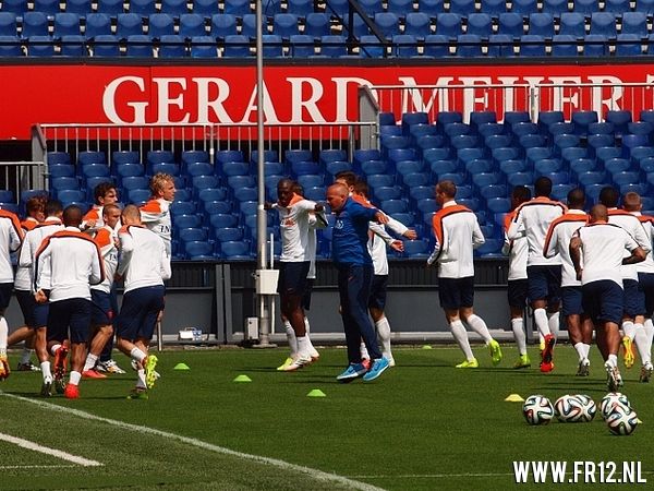 oranje Feyenoorders in de KUIP