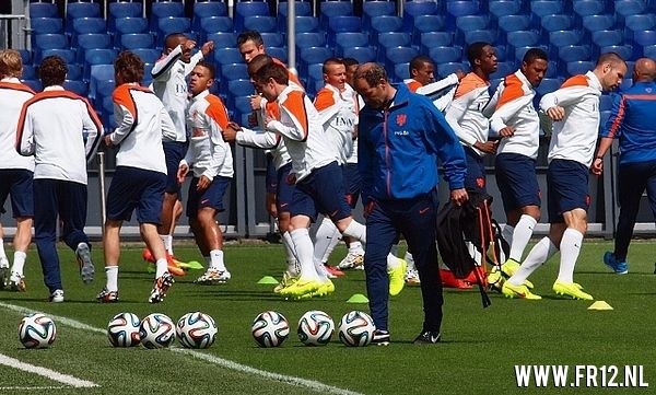 oranje Feyenoorders in de KUIP