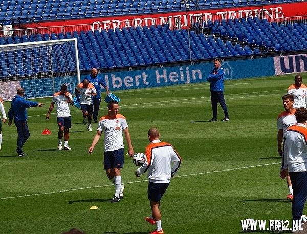 oranje Feyenoorders in de KUIP
