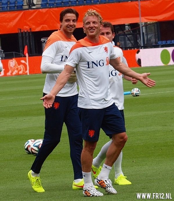 oranje Feyenoorders in de KUIP