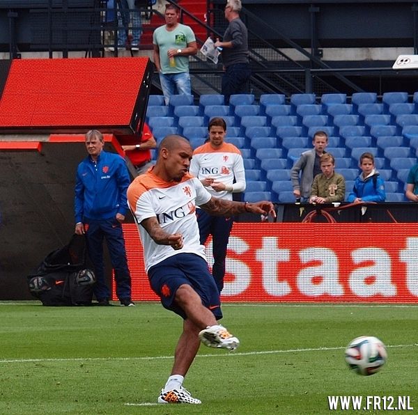 oranje Feyenoorders in de KUIP