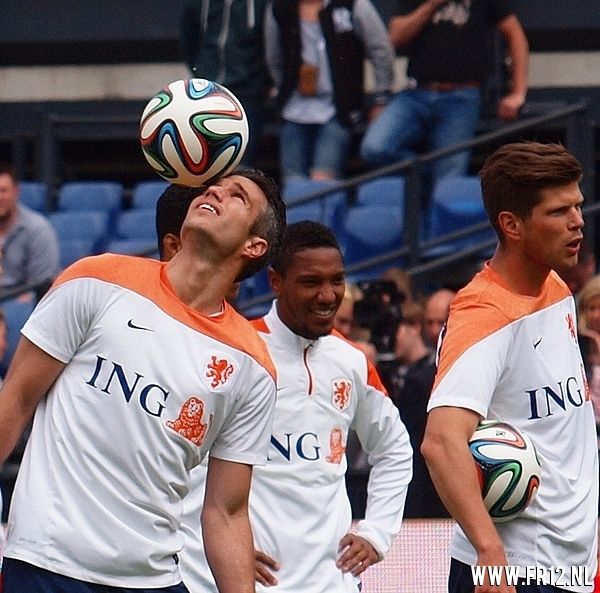 oranje Feyenoorders in de KUIP
