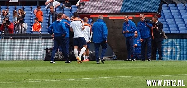 oranje Feyenoorders in de KUIP