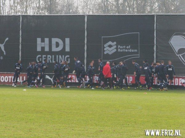 Donderdag ochtend training 7 maart.