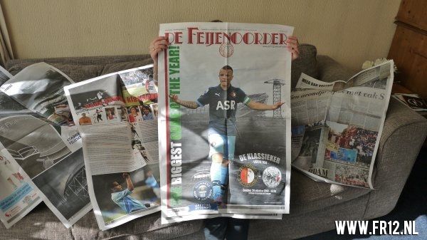 Presentatie grootste (Feyenoord) krant ooit
