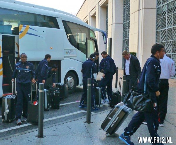 Feyenoord vertrekt vanuit Malaga