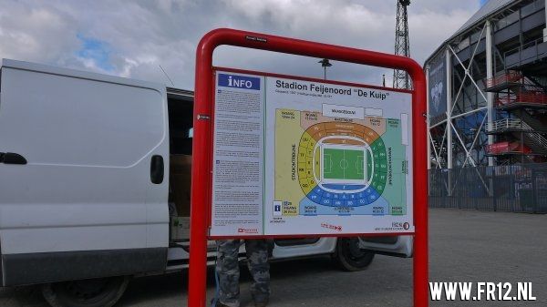 Plaatsing nieuwe plattegrondsborden