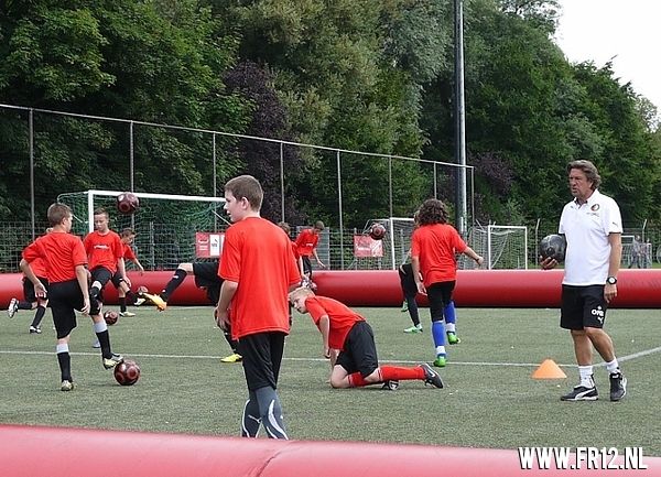 Training en Ben Wijnstekers soccer schools
