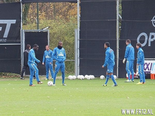 Maandag training na verlies in waalwijk.