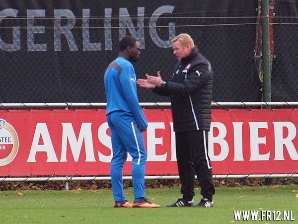 Maandag training na verlies in waalwijk.