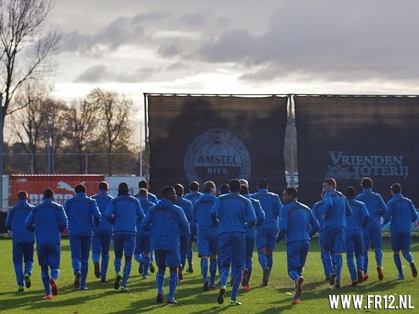 Maandag training na verlies in waalwijk.