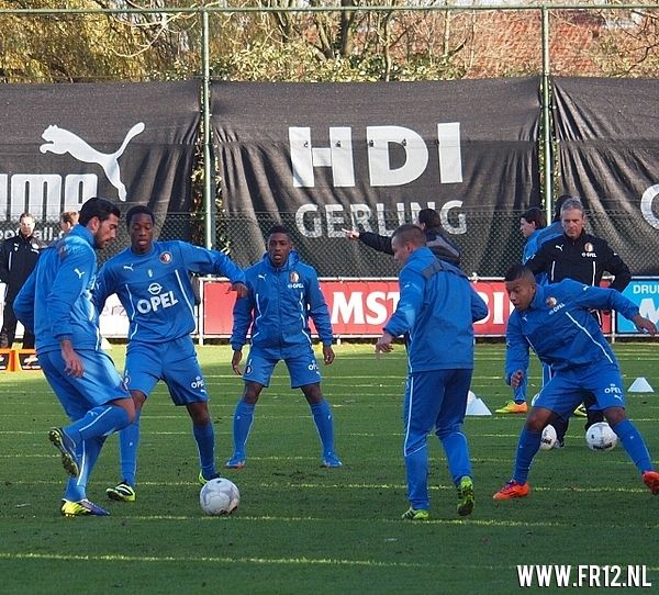 Maandag training na verlies in waalwijk.