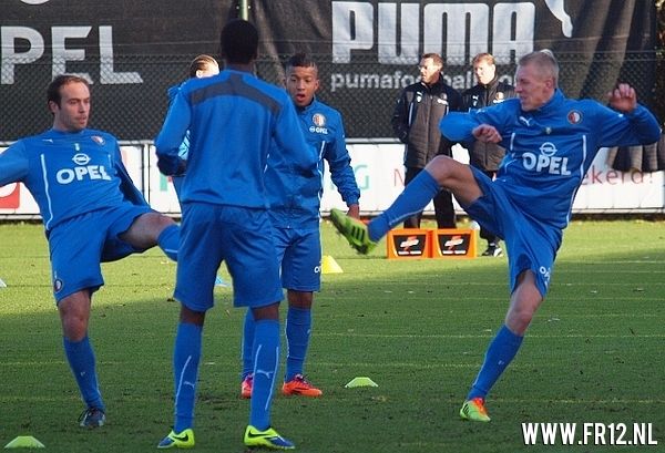 Maandag training na verlies in waalwijk.