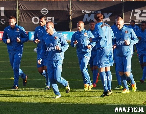 Maandag training na verlies in waalwijk.