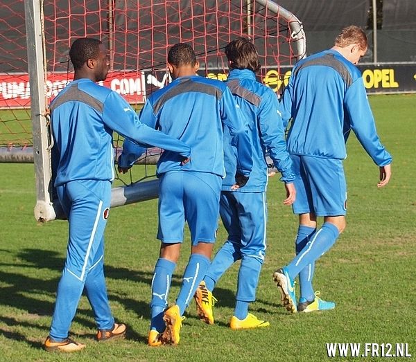 Maandag training na verlies in waalwijk.