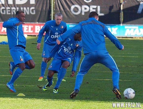 Maandag training na verlies in waalwijk.