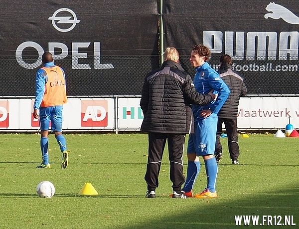 Maandag training na verlies in waalwijk.