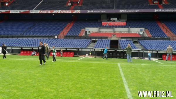 exclusieve rondleiding over het veld.