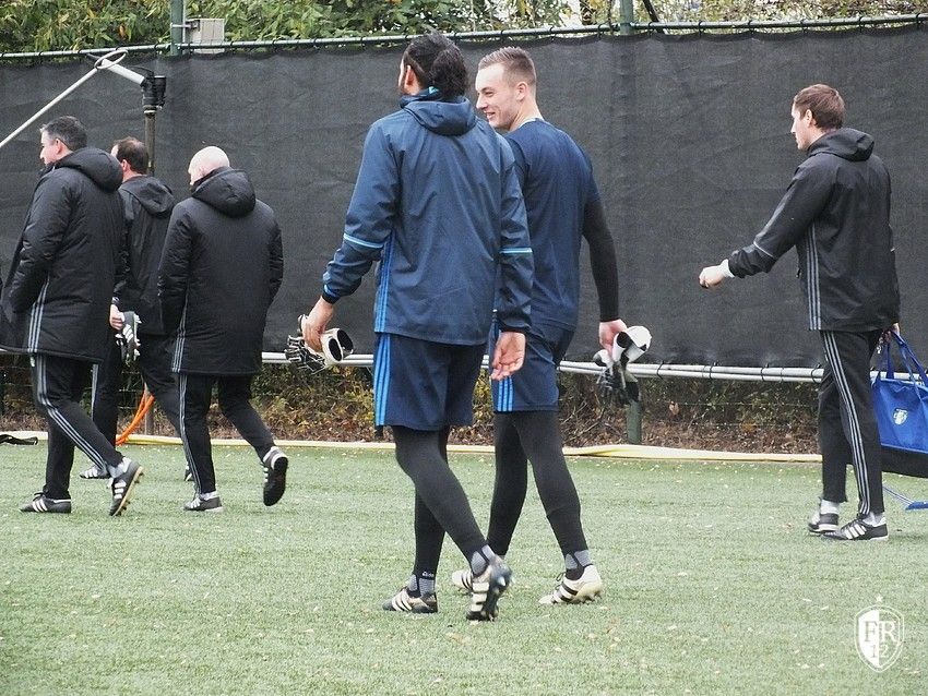 Maandagochtend training