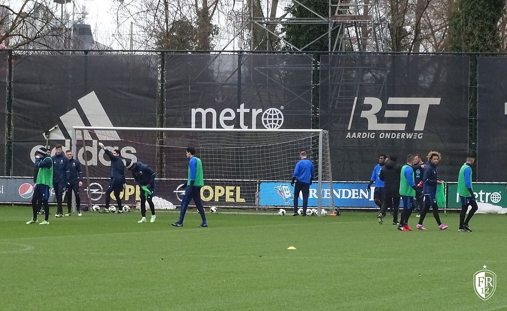 Training woensdag 11 januari