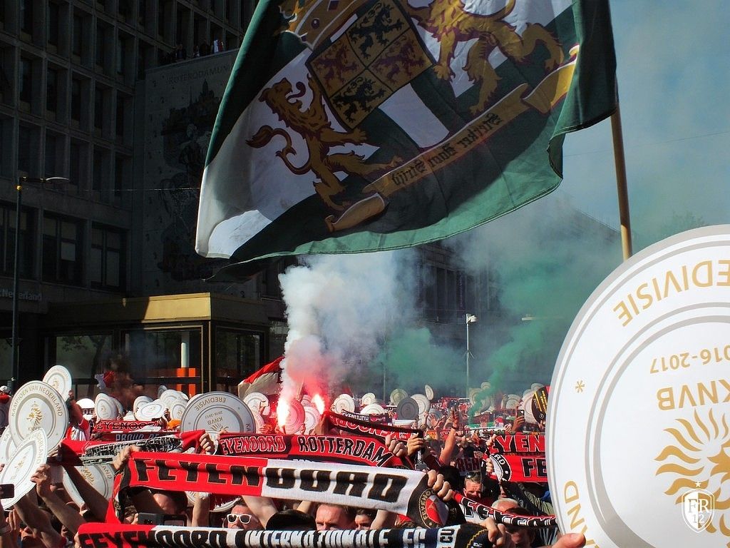 Huldiging op de Coolsingel