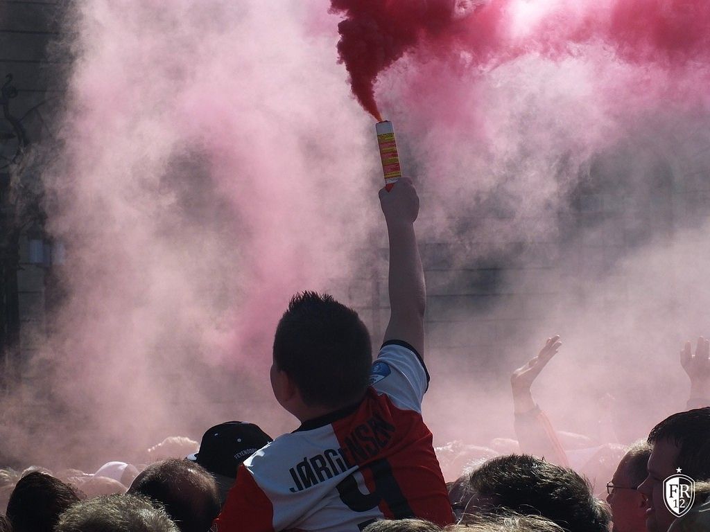 Huldiging op de Coolsingel
