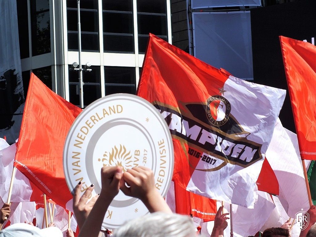 Huldiging op de Coolsingel