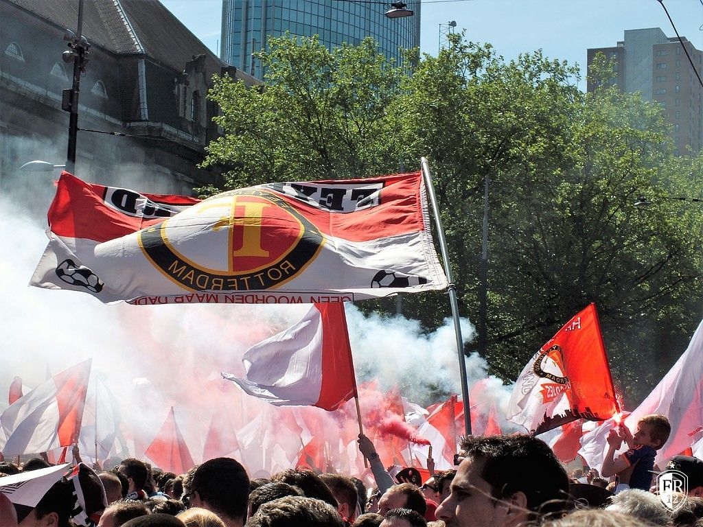 Huldiging op de Coolsingel