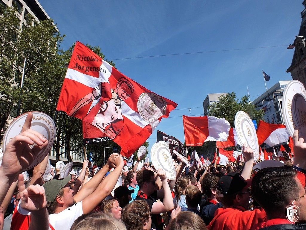 Huldiging op de Coolsingel
