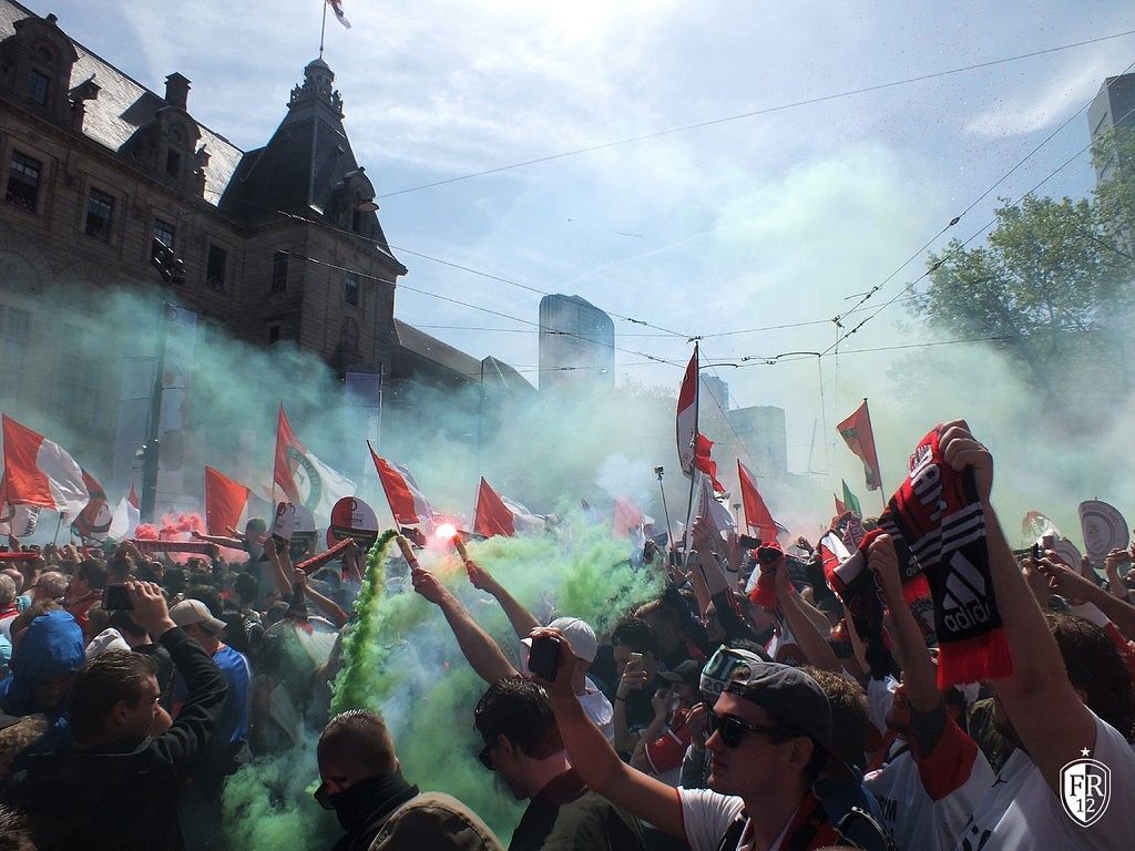 Huldiging op de Coolsingel
