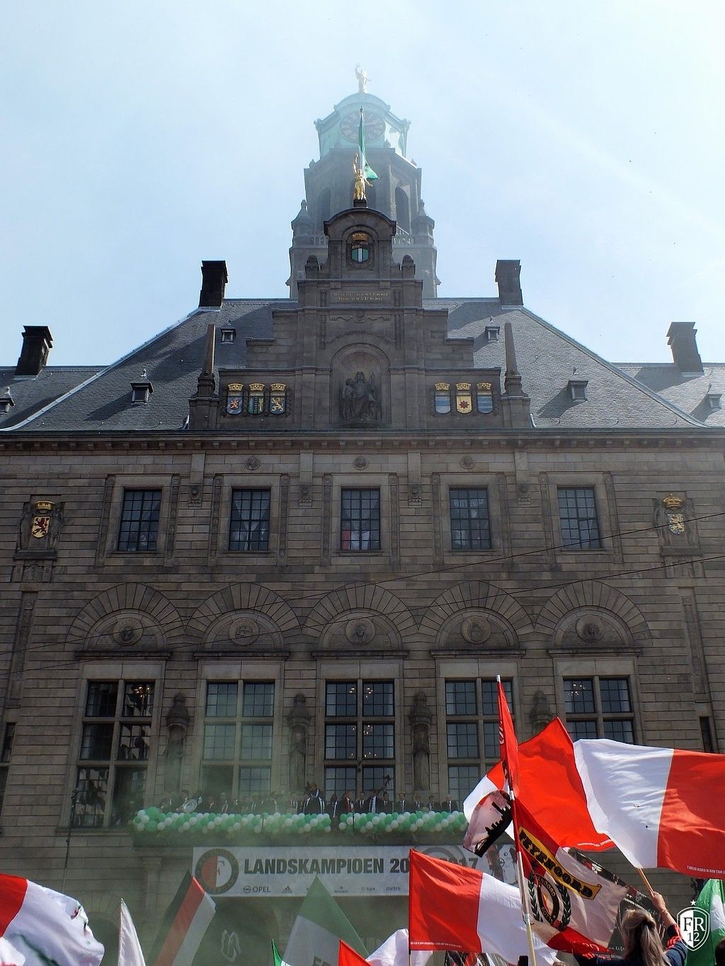 Huldiging op de Coolsingel