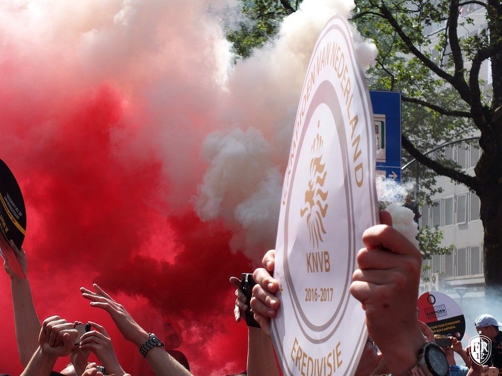 Huldiging op de Coolsingel