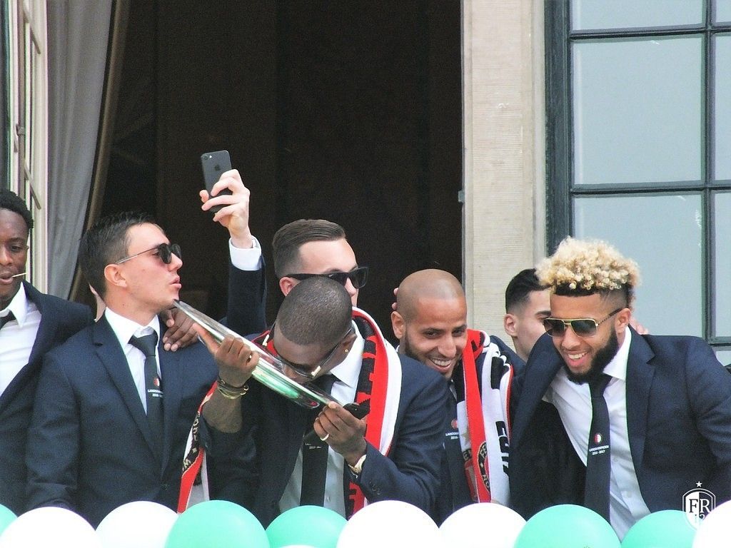 Huldiging op de Coolsingel