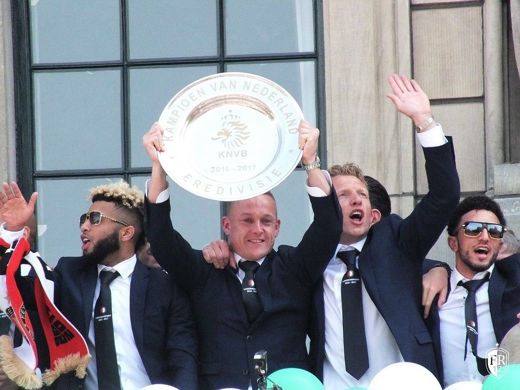 Huldiging op de Coolsingel