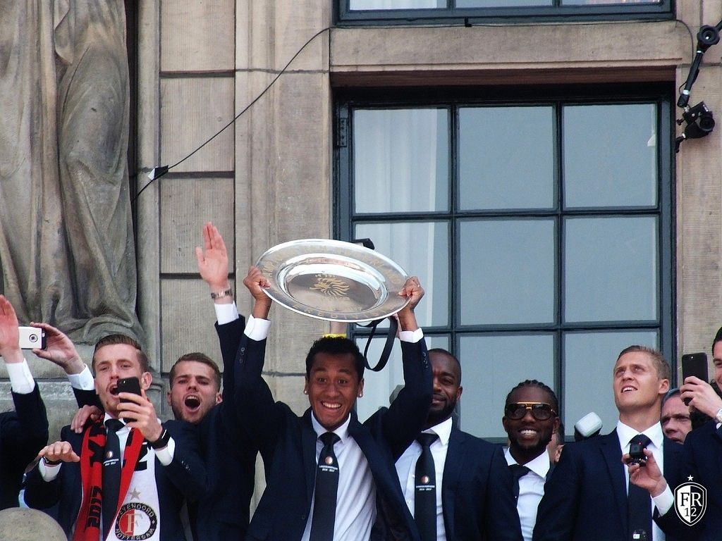 Huldiging op de Coolsingel