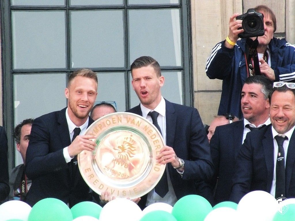 Huldiging op de Coolsingel