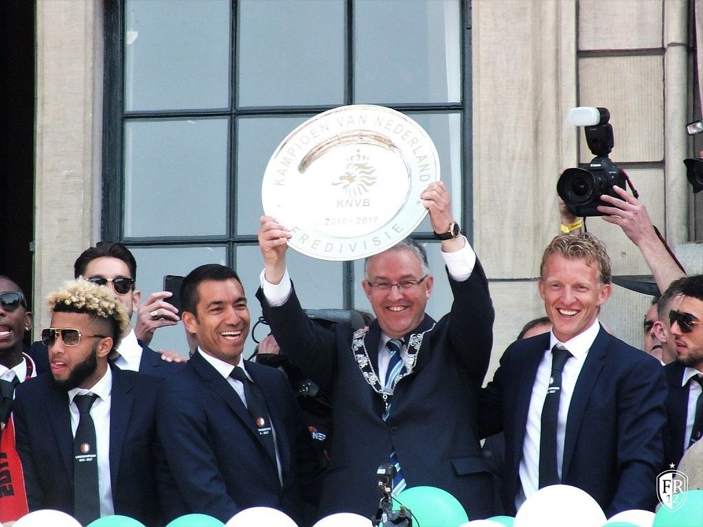 Huldiging op de Coolsingel