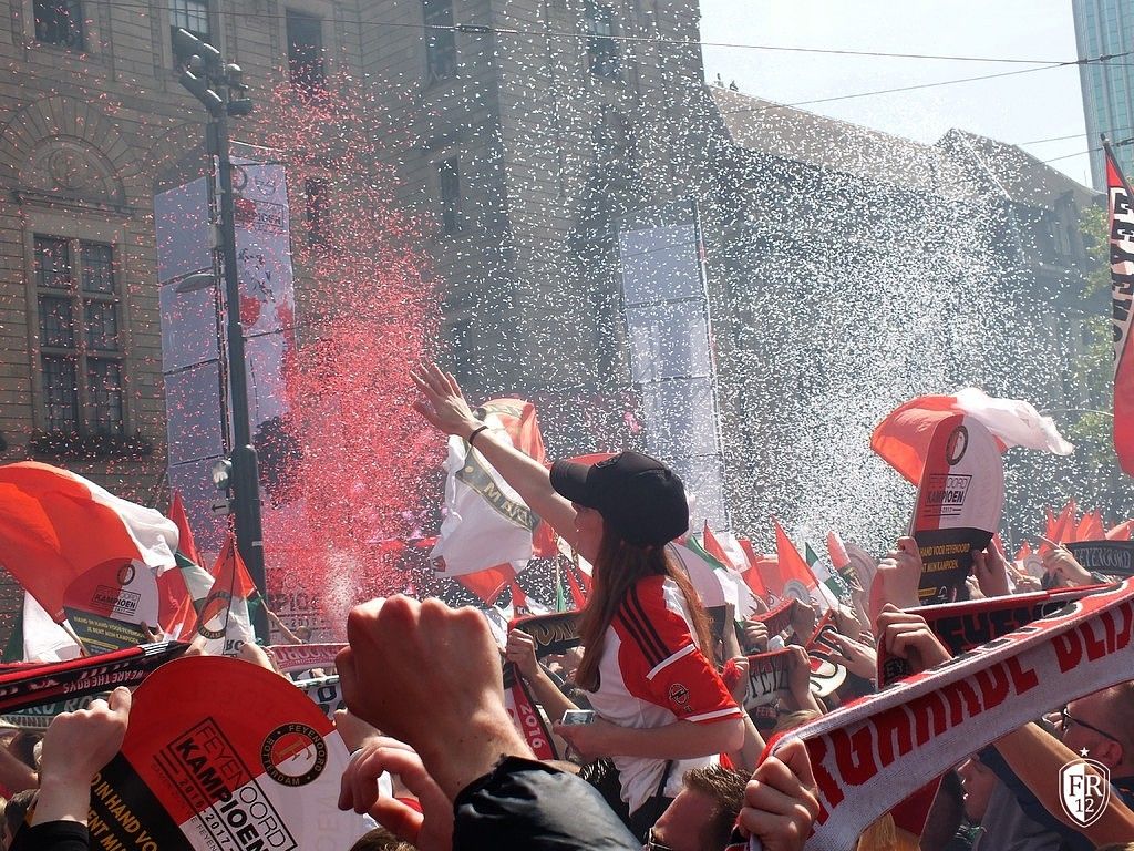 Huldiging op de Coolsingel